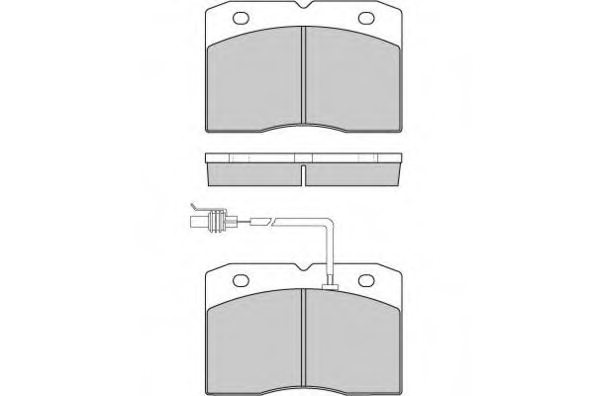 E.T.F. 12-0744 Brake Pad Set, disc brake